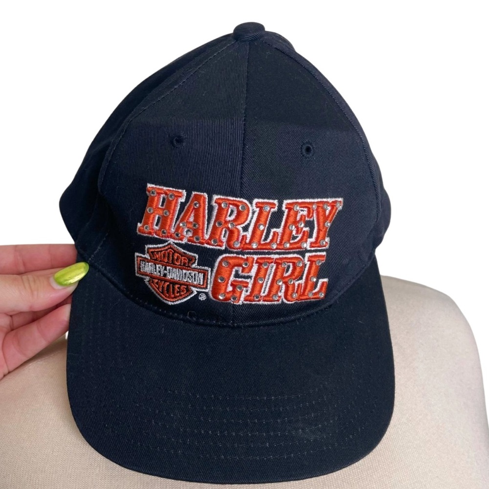 Harley-Davidson Black "Harley Girl" Embroidered Cap
